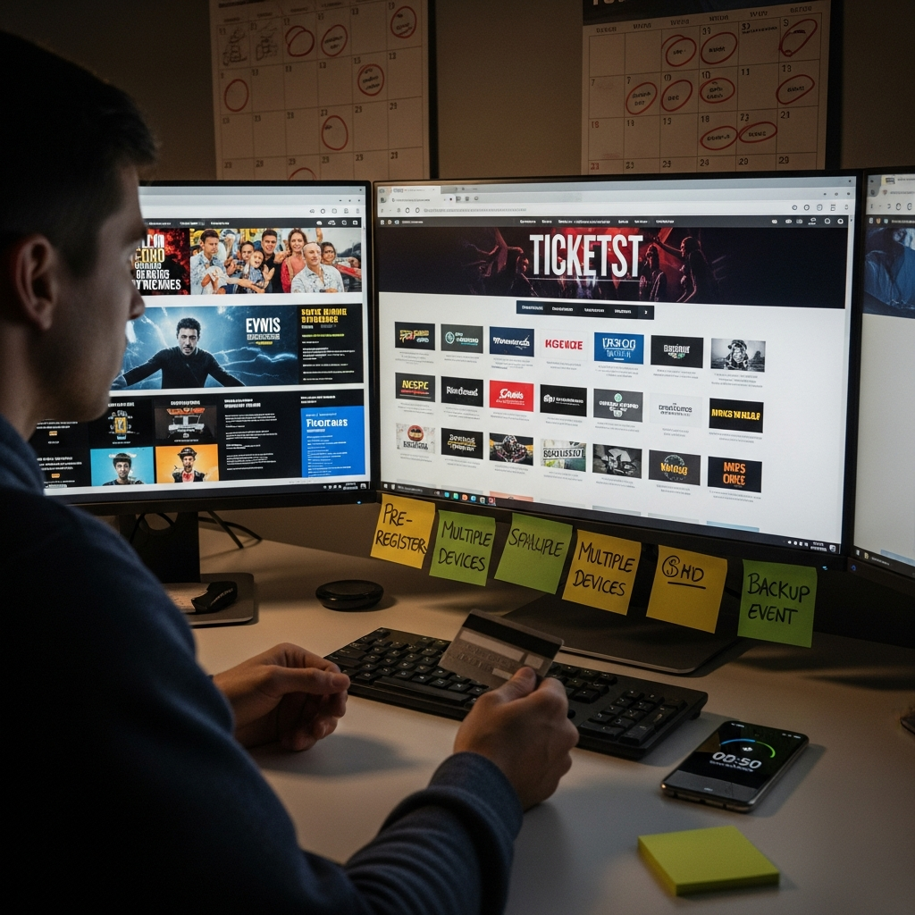 Ticket timing and backup planning strategies.