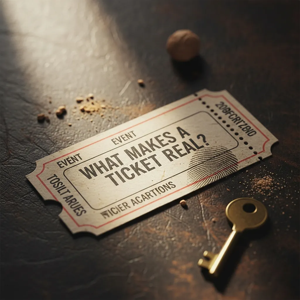 Real ticket security features overview