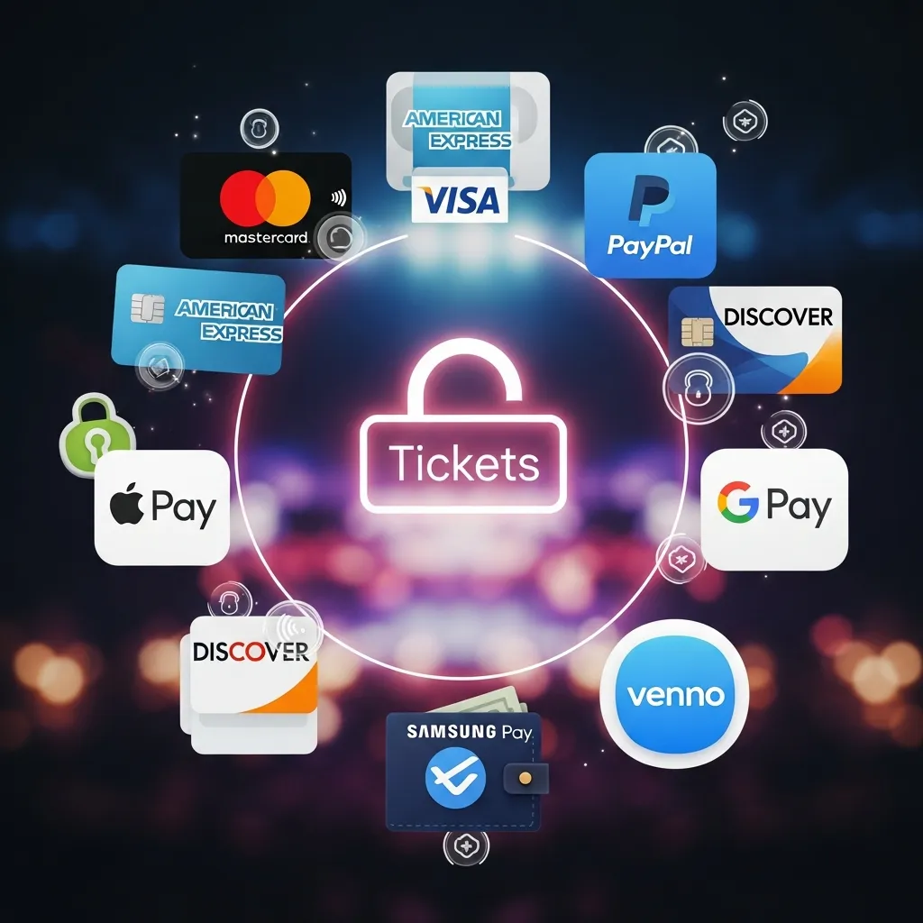 Safe ticket payment methods.