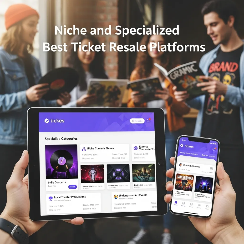 Specialized ticket resale platforms