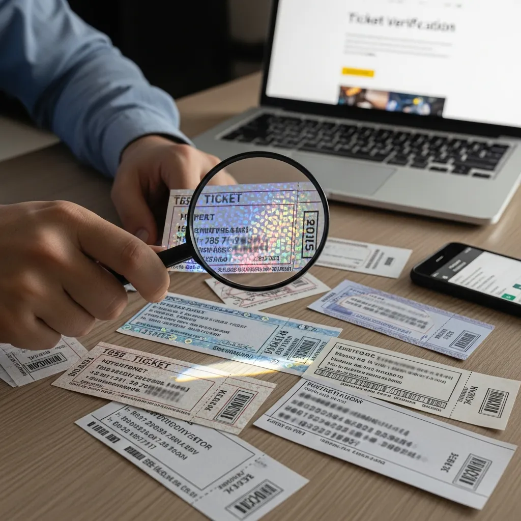 Tips to avoid fake tickets”