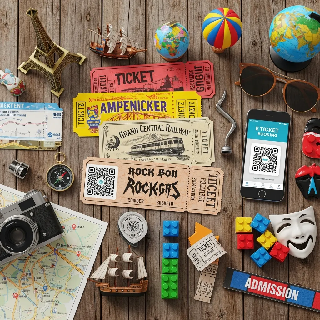 Types of attractions and tickets