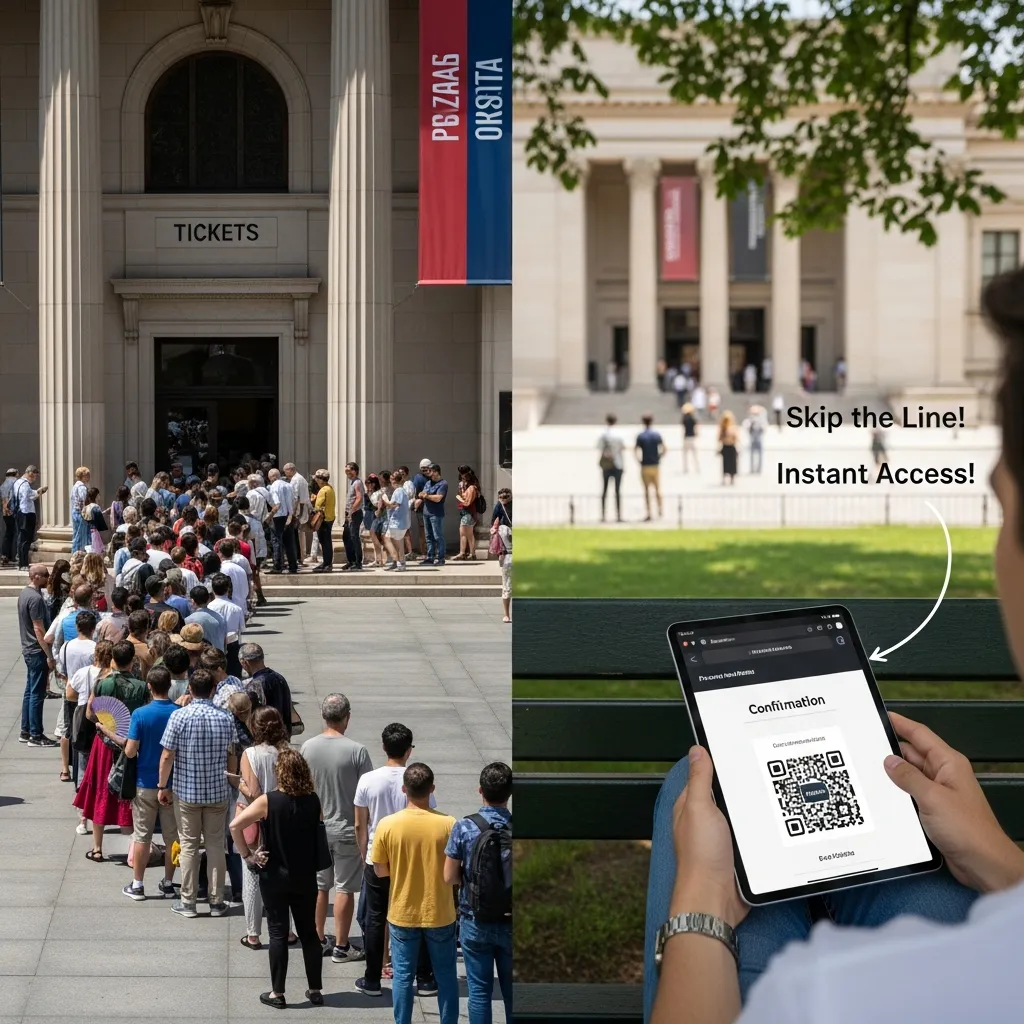 Benefits of online museum tickets