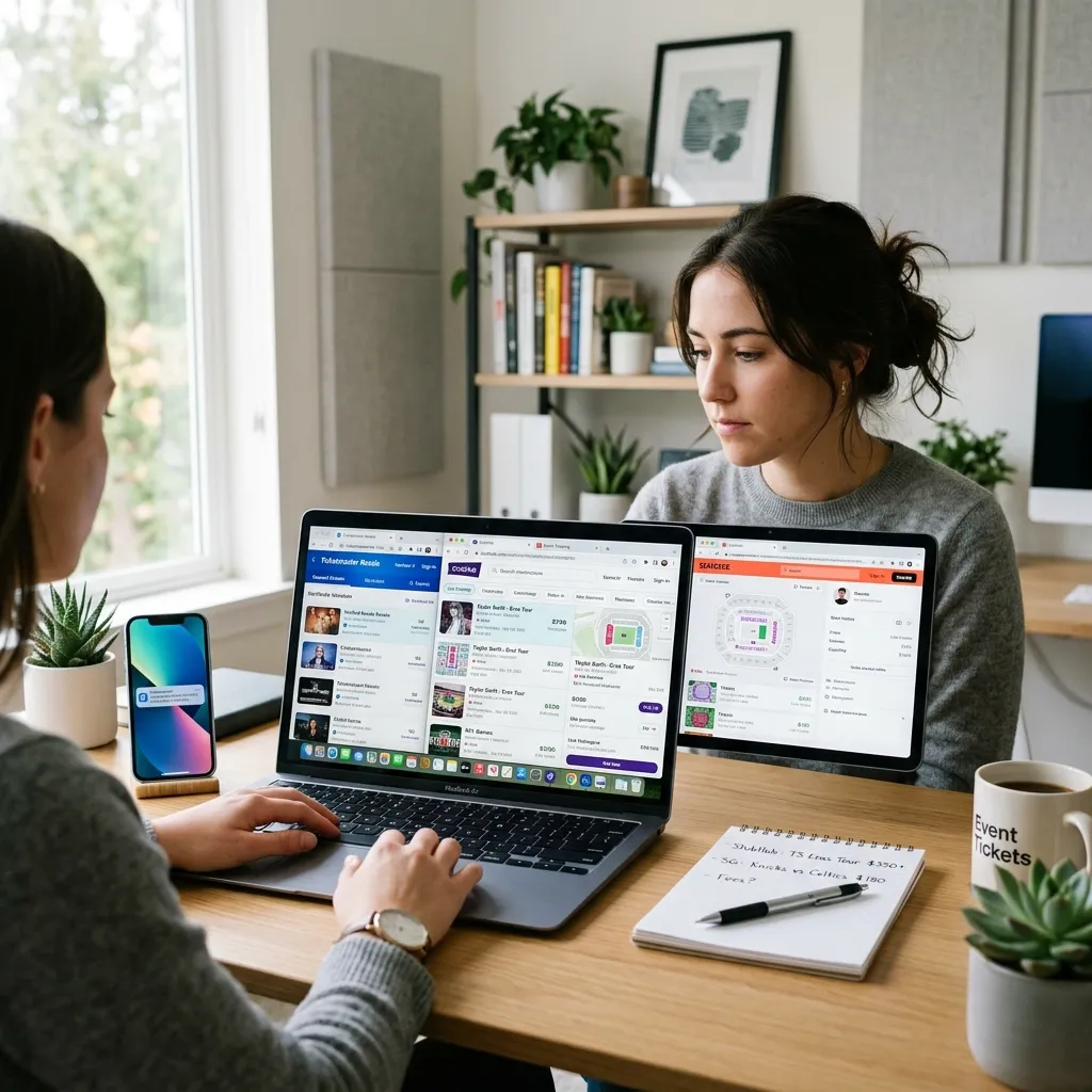 Major ticket resale marketplace platforms