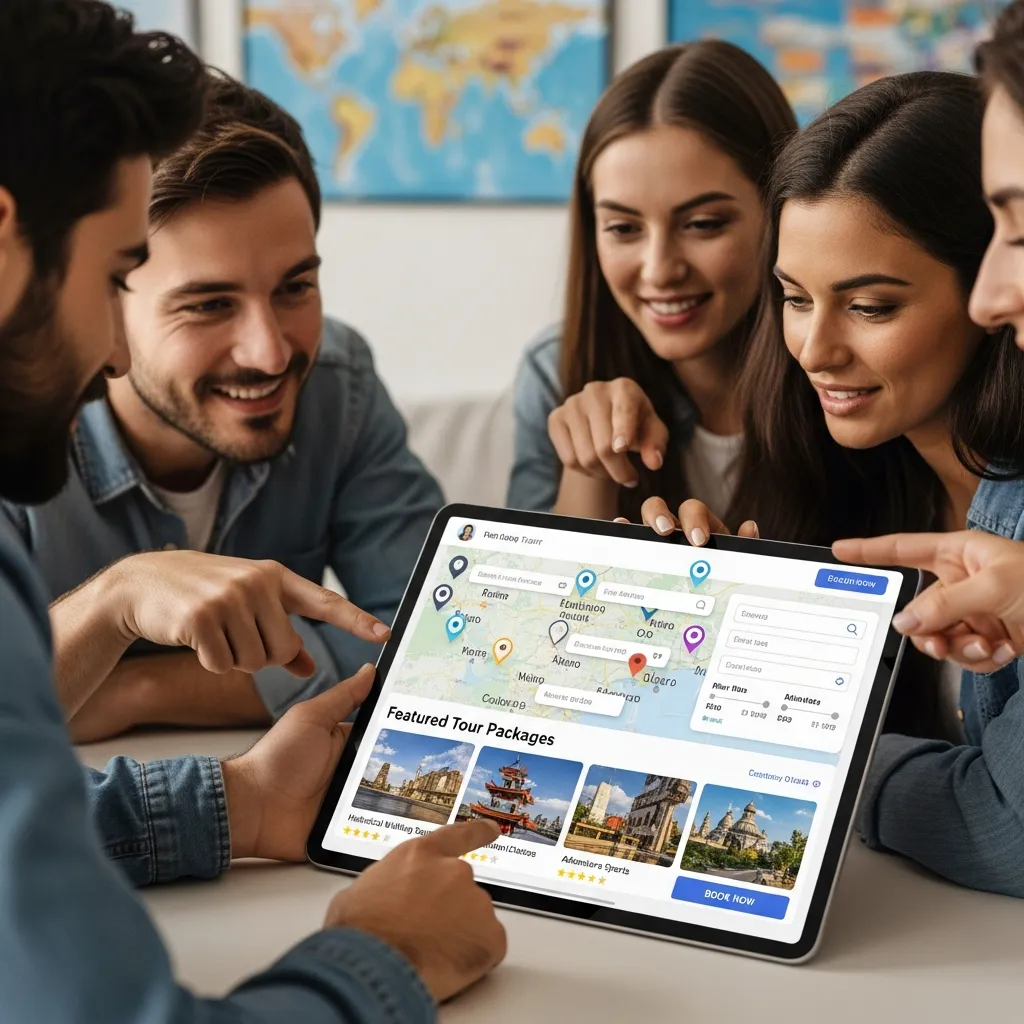 Online platform for booking tours and activities