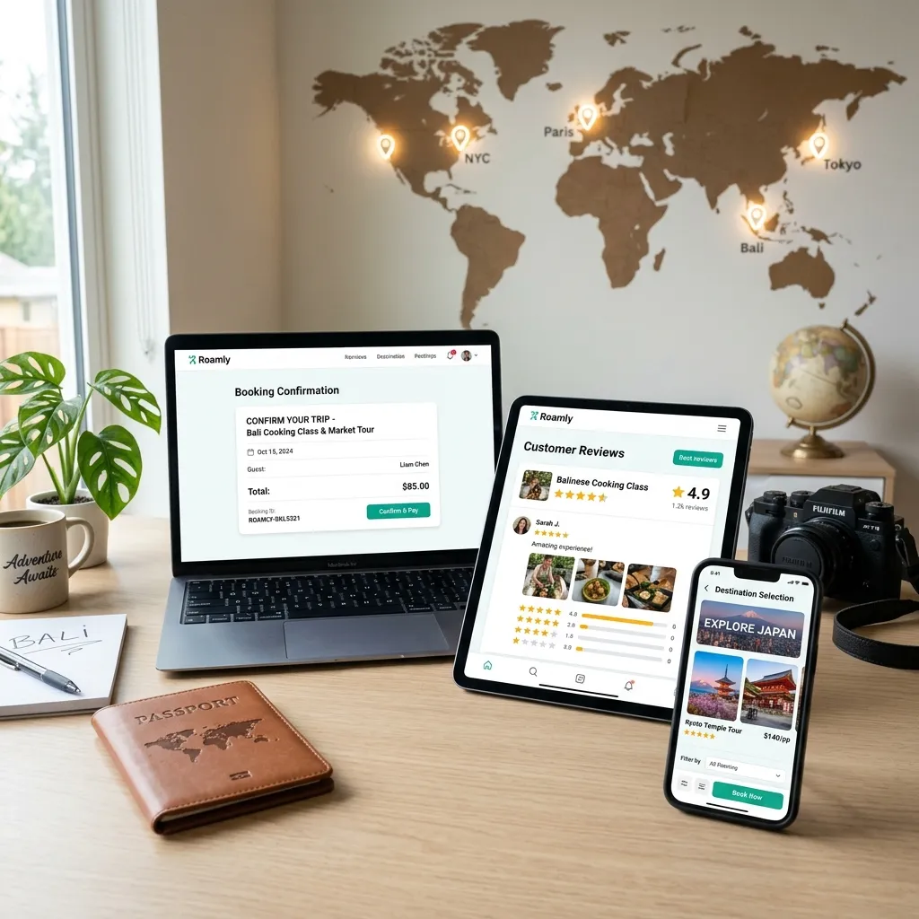 Travel booking platform features