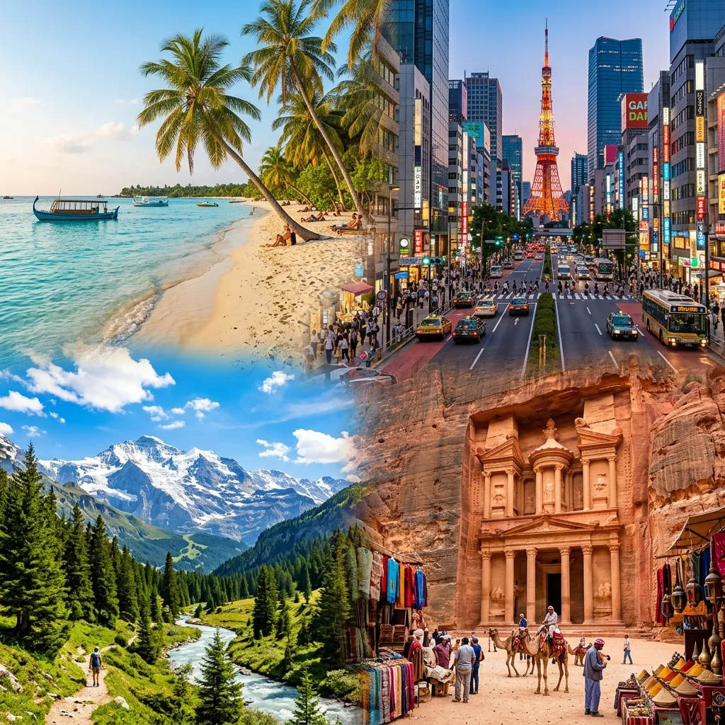 Types of travel experiences