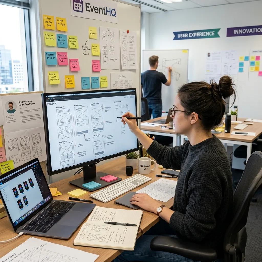 UX design in event booking platforms
